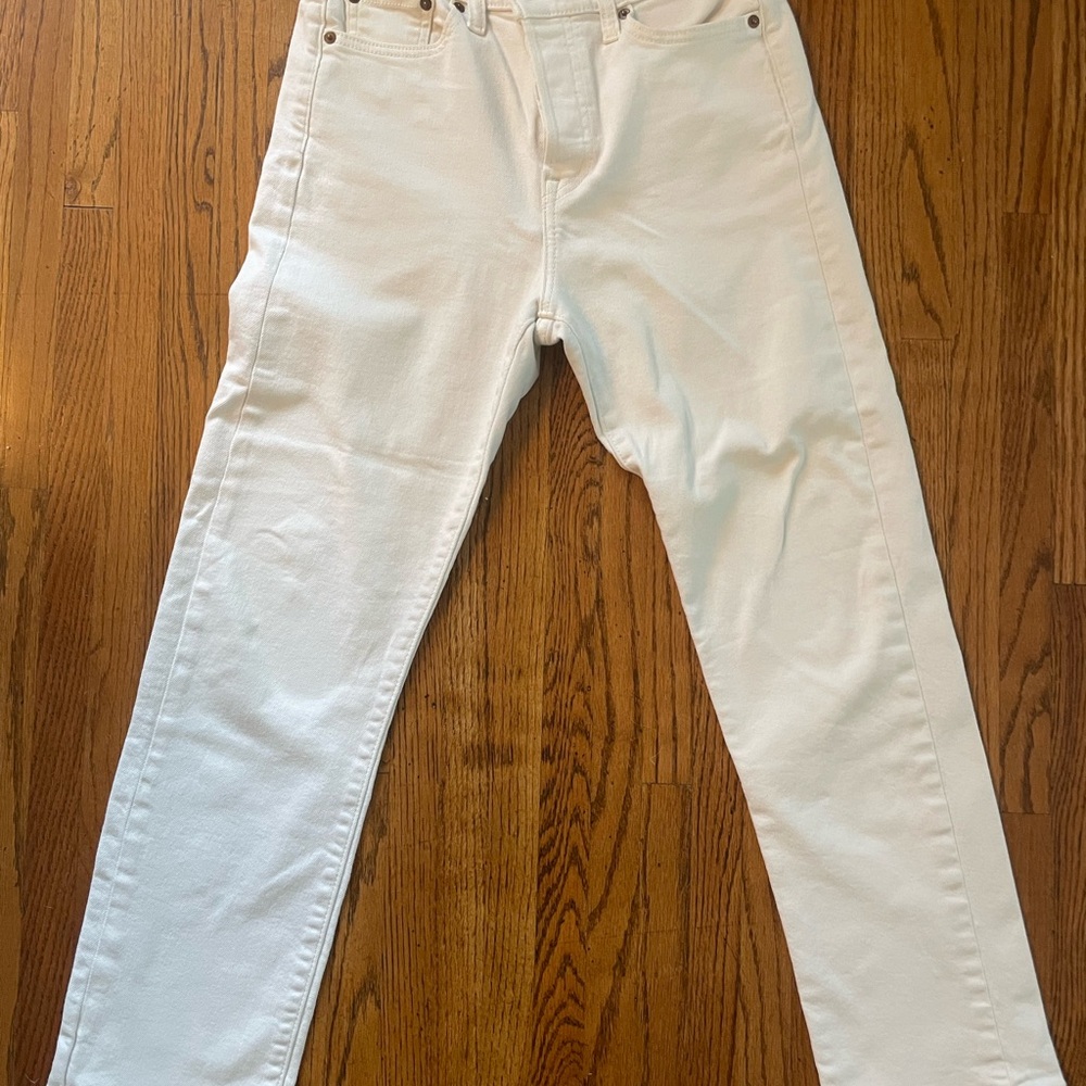 White Denim Jeans levi’s wedgie straight